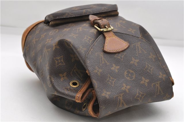 Authentic Louis Vuitton Monogram Montsouris MM Backpack M51136 LV 4734D