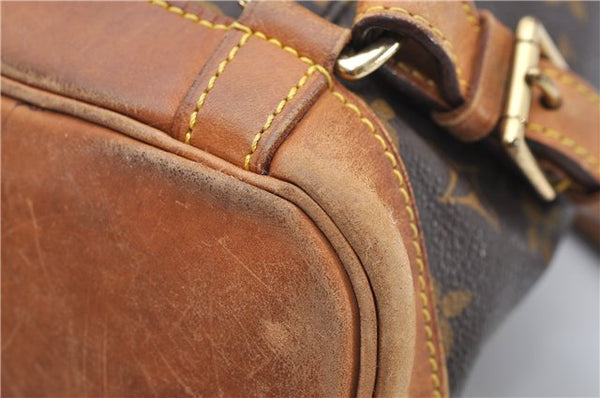 Authentic Louis Vuitton Monogram Montsouris MM Backpack M51136 LV 4734D