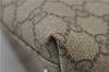 Authentic GUCCI Vintage Shoulder Hand Tote Bag GG PVC Leather 114595 Brown 4734E