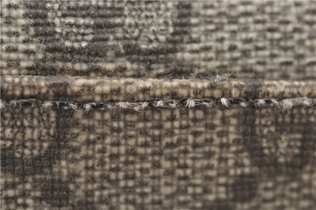 Authentic GUCCI Vintage Shoulder Hand Tote Bag GG PVC Leather 114595 Brown 4734E