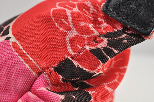 Authentic GUCCI Shoulder Hand Bag Purse Nylon Leather Pink 4734I