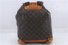 Authentic Louis Vuitton Monogram Montsouris GM Backpack M51135 LV 4735D