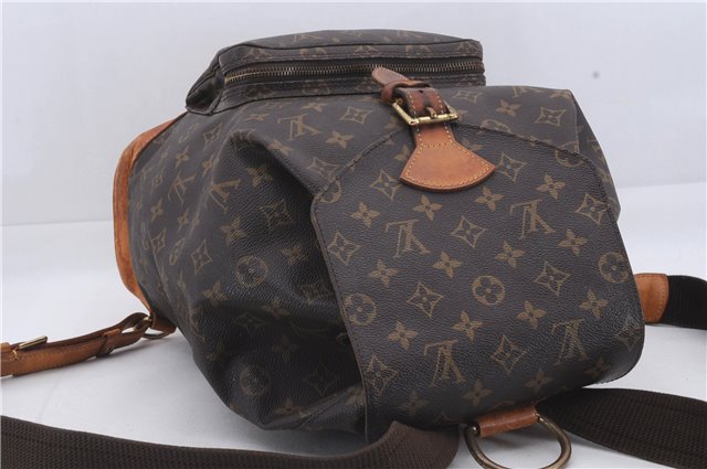 Authentic Louis Vuitton Monogram Montsouris GM Backpack M51135 LV 4735D