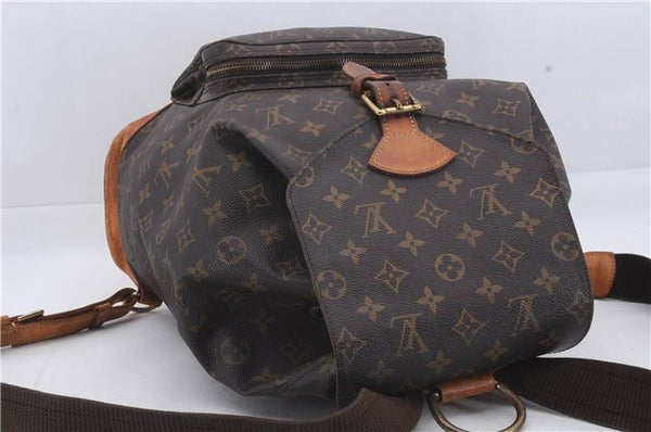 Authentic Louis Vuitton Monogram Montsouris GM Backpack M51135 LV 4735D