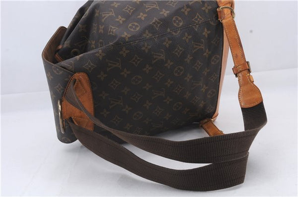 Authentic Louis Vuitton Monogram Montsouris GM Backpack M51135 LV 4735D