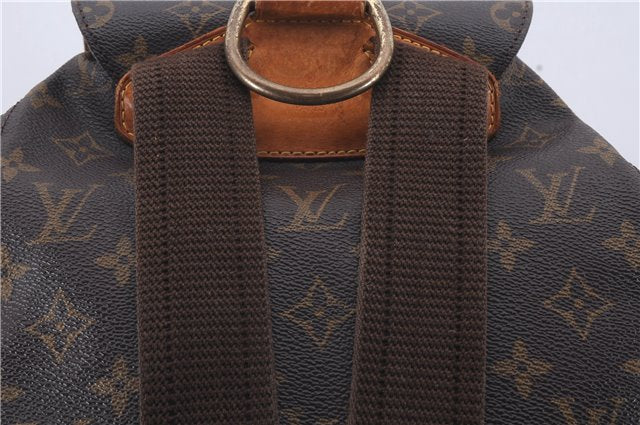 Authentic Louis Vuitton Monogram Montsouris GM Backpack M51135 LV 4735D