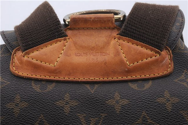 Authentic Louis Vuitton Monogram Montsouris GM Backpack M51135 LV 4735D