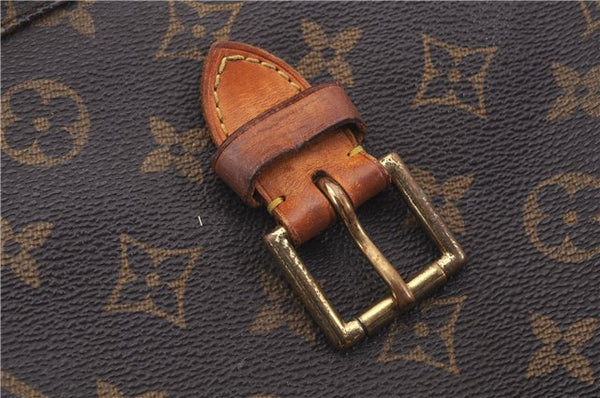 Authentic Louis Vuitton Monogram Montsouris GM Backpack M51135 LV 4735D