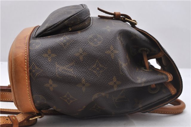 Authentic Louis Vuitton Monogram Montsouris PM Backpack M51137 LV 4736D