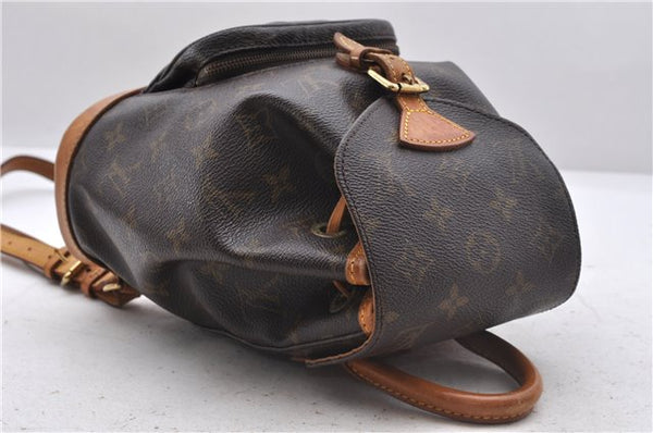 Authentic Louis Vuitton Monogram Montsouris PM Backpack M51137 LV 4736D