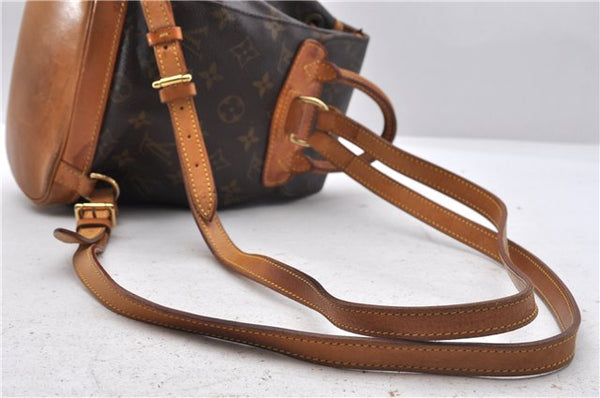 Authentic Louis Vuitton Monogram Montsouris PM Backpack M51137 LV 4736D