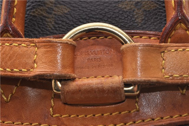 Authentic Louis Vuitton Monogram Montsouris PM Backpack M51137 LV 4736D