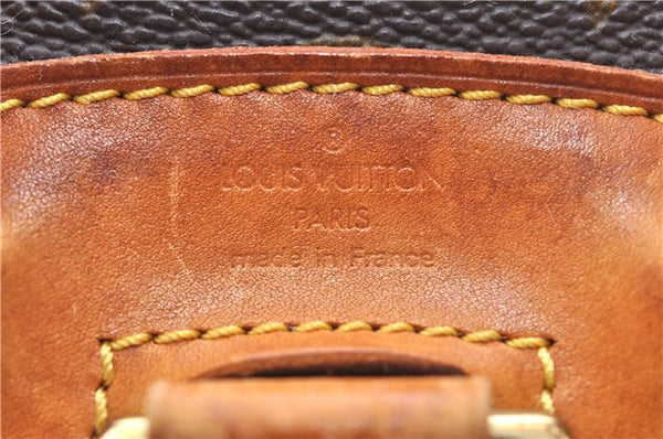 Authentic Louis Vuitton Monogram Montsouris PM Backpack M51137 LV 4736D