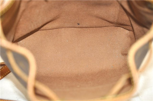 Authentic Louis Vuitton Monogram Montsouris PM Backpack M51137 LV 4736D