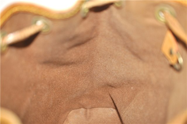 Authentic Louis Vuitton Monogram Montsouris PM Backpack M51137 LV 4736D