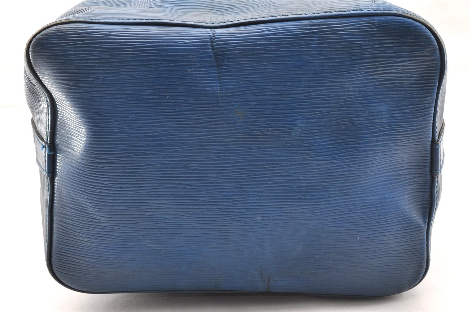 Authentic Louis Vuitton Epi Petit Noe Shoulder Drawstring Bag M44105 Blue 4736I