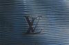 Authentic Louis Vuitton Epi Petit Noe Shoulder Drawstring Bag M44105 Blue 4736I