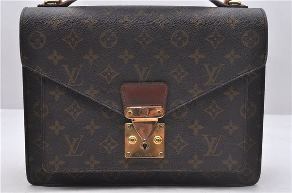 Authentic Louis Vuitton Monogram Monceau 2Way Shoulder Hand Bag M51185 LV 4737D