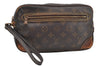 Authentic Louis Vuitton Monogram Marly Dragonne GM M51825 Clutch Hand Bag 4737I
