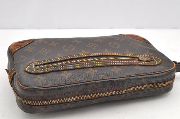 Authentic Louis Vuitton Monogram Marly Dragonne GM M51825 Clutch Hand Bag 4737I