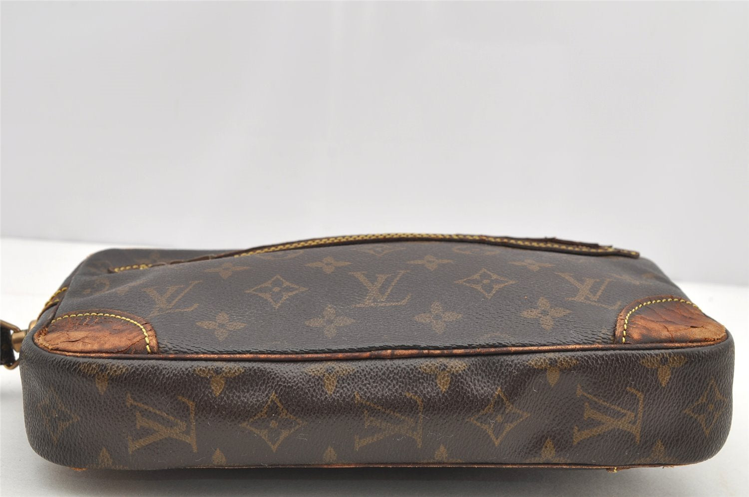 Authentic Louis Vuitton Monogram Marly Dragonne GM M51825 Clutch Hand Bag 4737I