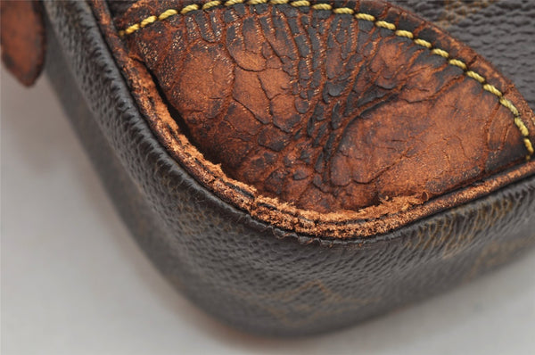 Authentic Louis Vuitton Monogram Marly Dragonne GM M51825 Clutch Hand Bag 4737I