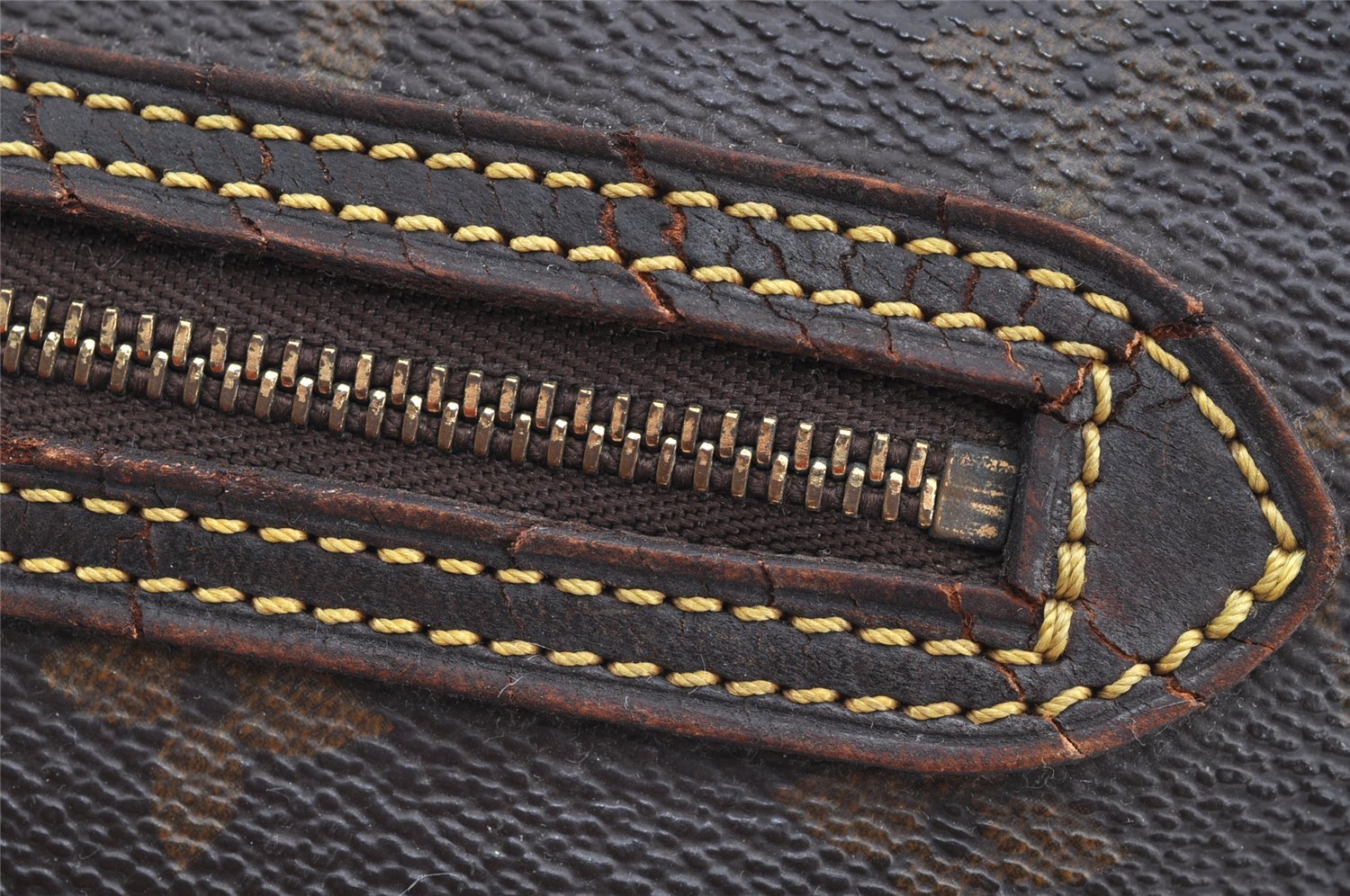 Authentic Louis Vuitton Monogram Marly Dragonne GM M51825 Clutch Hand Bag 4737I