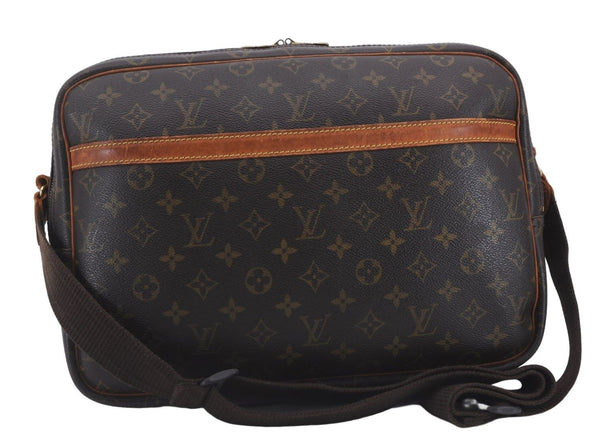 Auth Louis Vuitton Monogram Reporter GM Shoulder Cross Body Bag M45252 LV 4738D