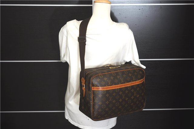 Auth Louis Vuitton Monogram Reporter GM Shoulder Cross Body Bag M45252 LV 4738D