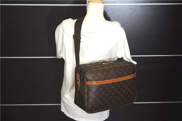 Auth Louis Vuitton Monogram Reporter GM Shoulder Cross Body Bag M45252 LV 4738D