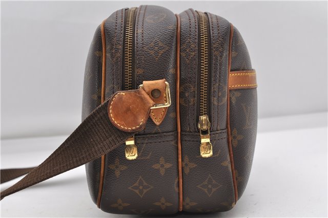 Auth Louis Vuitton Monogram Reporter PM Shoulder Cross Body Bag M45254 LV 4739D