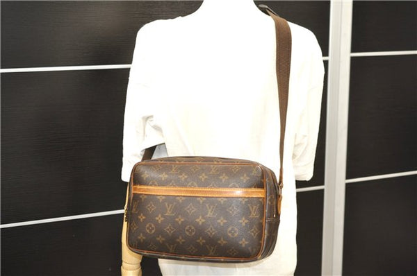 Auth Louis Vuitton Monogram Reporter PM Shoulder Cross Body Bag M45254 LV 4739D
