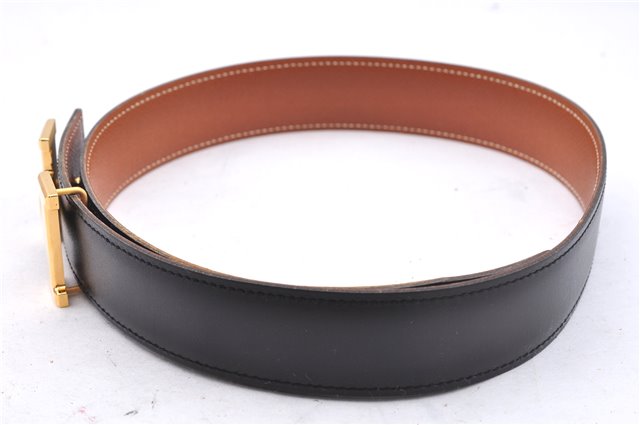 Authentic HERMES Constance Leather Belt Size 65cm 25.6