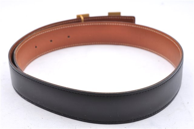 Authentic HERMES Constance Leather Belt Size 65cm 25.6