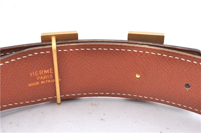 Authentic HERMES Constance Leather Belt Size 65cm 25.6