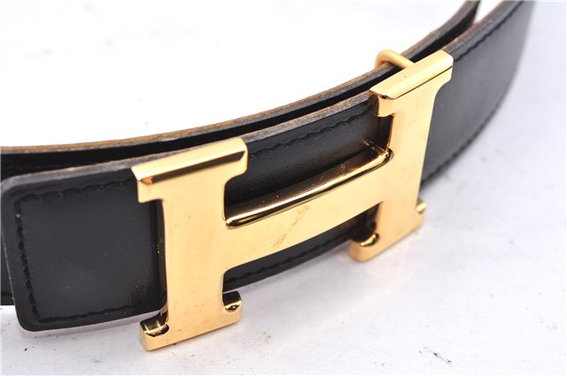 Authentic HERMES Constance Leather Belt Size 65cm 25.6