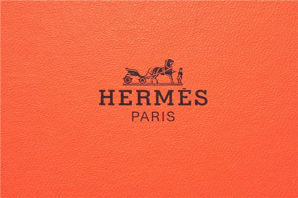 Authentic HERMES Constance Leather Belt Size 65cm 25.6" Black Brown Box 4739E