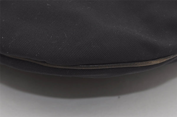 Authentic GUCCI Vintage Shoulder Cross Body Bag Nylon Leather Black  4739I