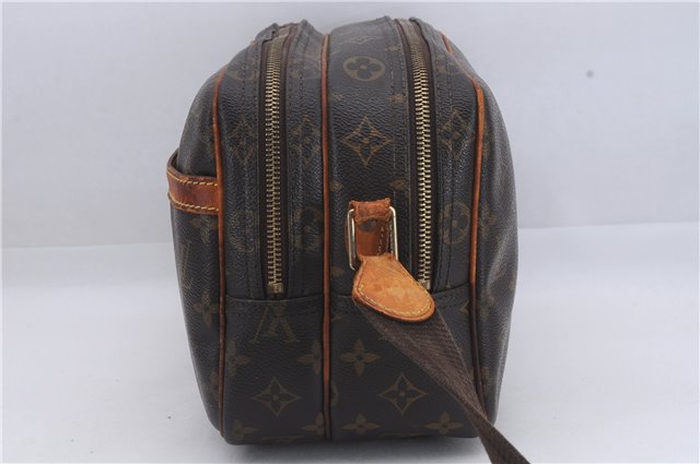 Auth Louis Vuitton Monogram Reporter PM Shoulder Cross Bag M45254 Junk 4740D