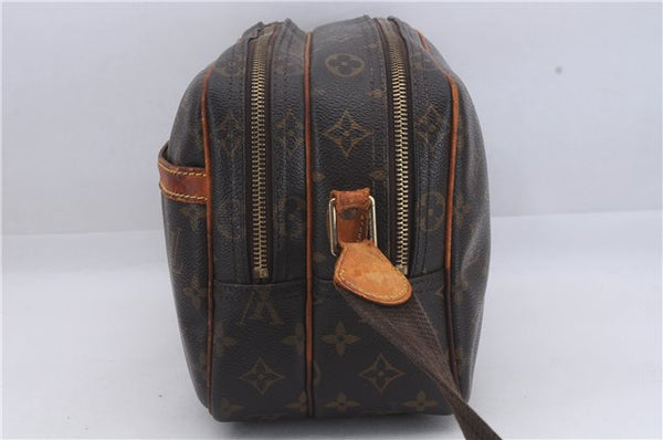Auth Louis Vuitton Monogram Reporter PM Shoulder Cross Bag M45254 Junk 4740D