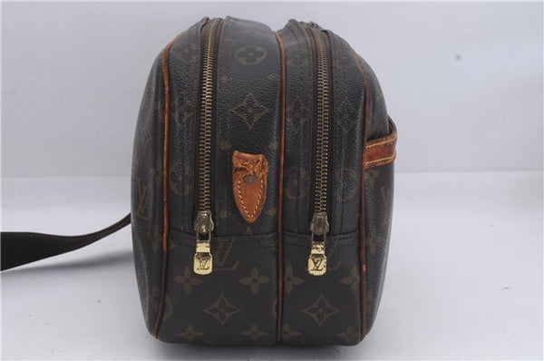 Auth Louis Vuitton Monogram Reporter PM Shoulder Cross Bag M45254 Junk 4740D