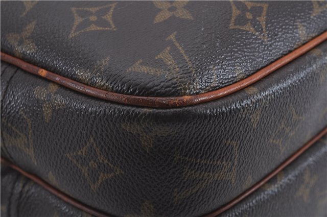 Auth Louis Vuitton Monogram Reporter PM Shoulder Cross Bag M45254 Junk 4740D