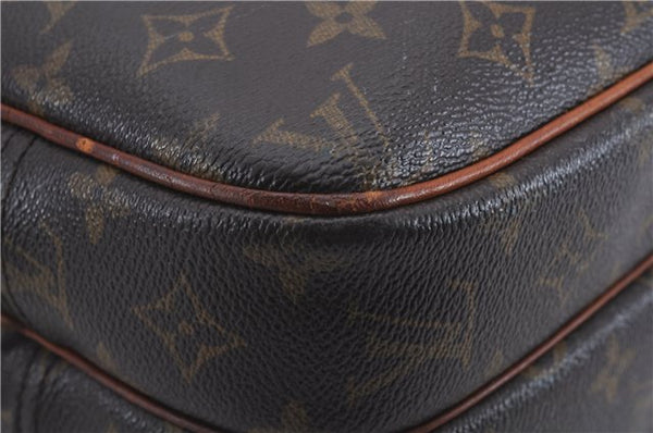 Auth Louis Vuitton Monogram Reporter PM Shoulder Cross Bag M45254 Junk 4740D