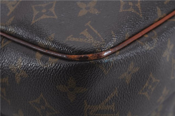 Auth Louis Vuitton Monogram Reporter PM Shoulder Cross Bag M45254 Junk 4740D