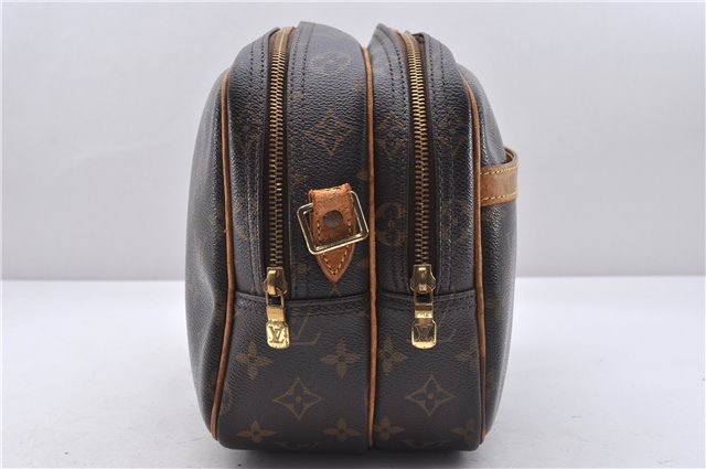 Auth Louis Vuitton Monogram Reporter PM Shoulder Cross Bag M45254 LV Junk 4741D