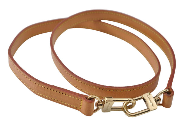 Authentic Louis Vuitton Leather Shoulder Strap Beige 39" LV 4742C