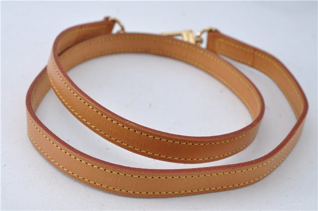 Authentic Louis Vuitton Leather Shoulder Strap Beige 39