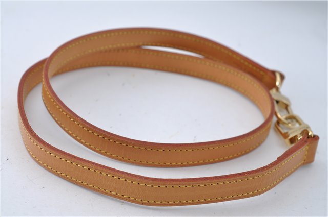 Authentic Louis Vuitton Leather Shoulder Strap Beige 39