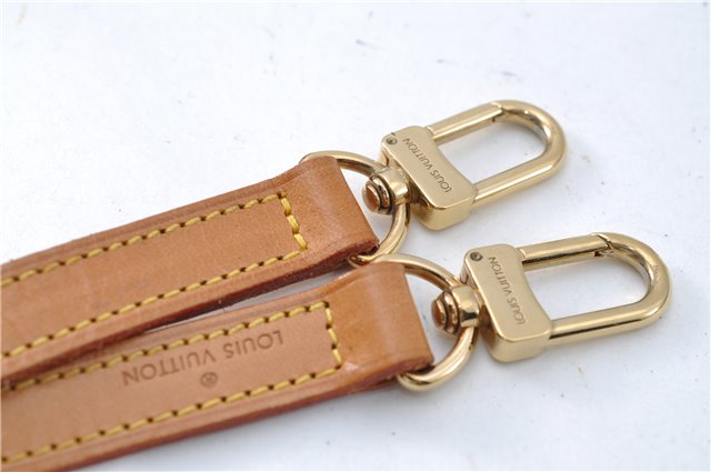 Authentic Louis Vuitton Leather Shoulder Strap Beige 39