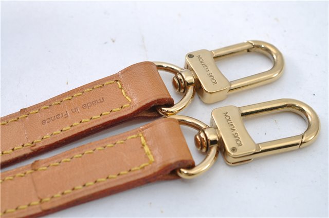 Authentic Louis Vuitton Leather Shoulder Strap Beige 39